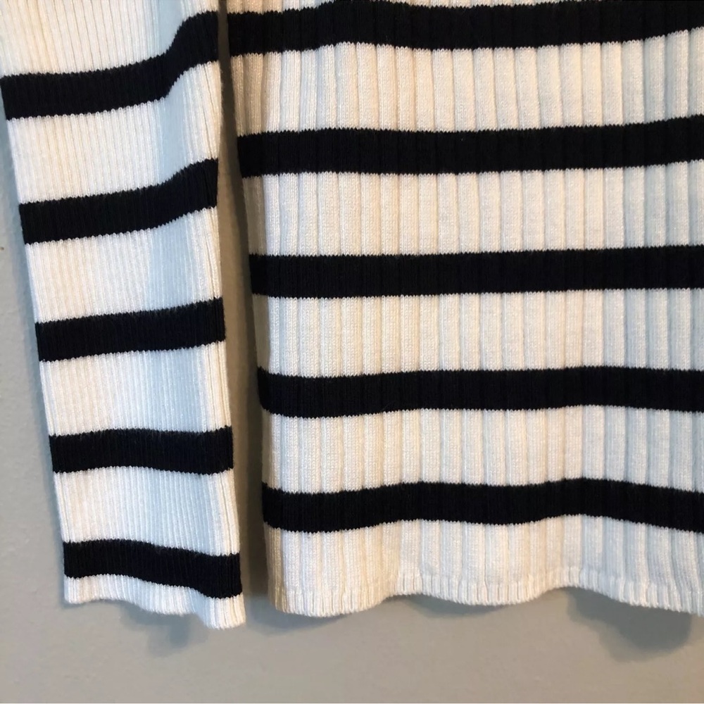 Nine West Women’s Ribbed design Puff sleeves Sweater - Picture 5 of 7
